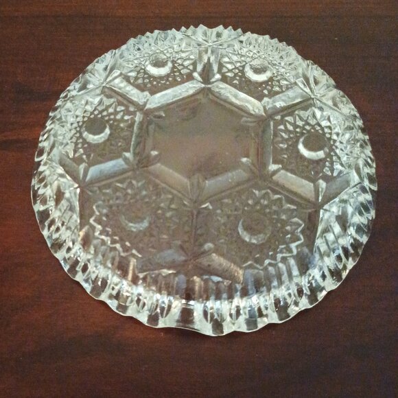 Two Vintage Crystal Ashtrays from Italy - Picture 5 of 6